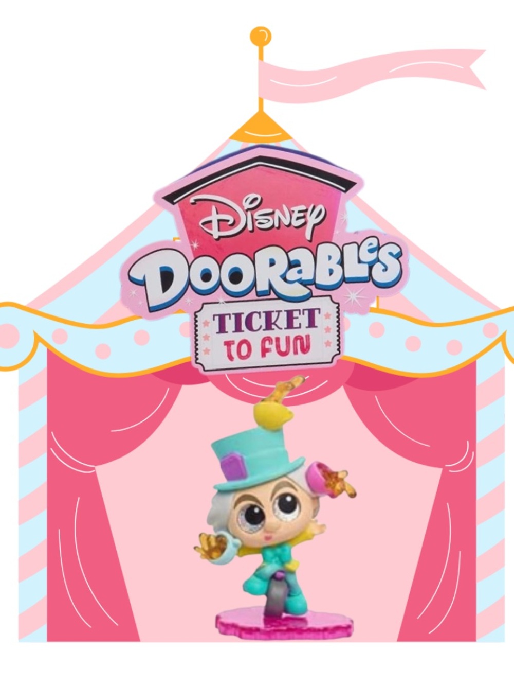 Disney Doorables Ticket To Fun Series 16 Ultra Rare Mad Hatter